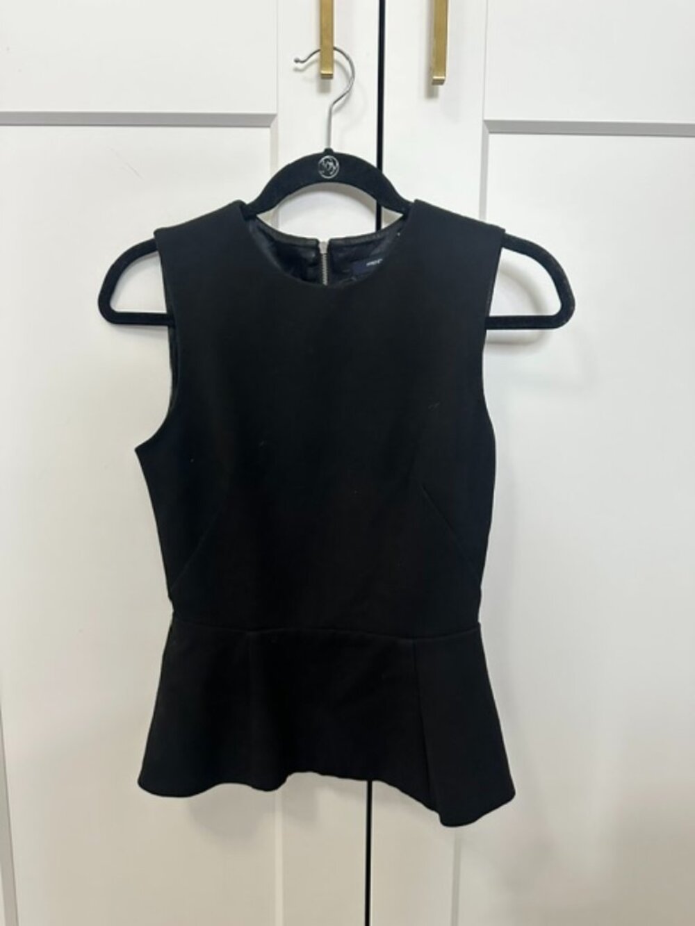 French Connection peplum shirt, size 4
